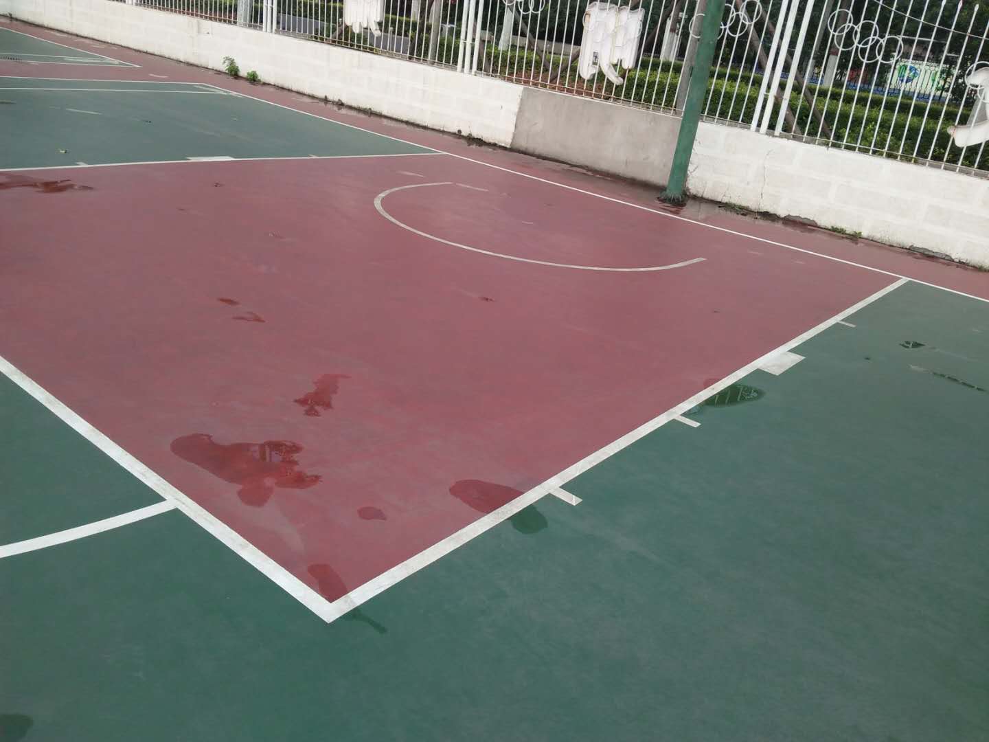 學校丙烯酸與硅PU地坪案例